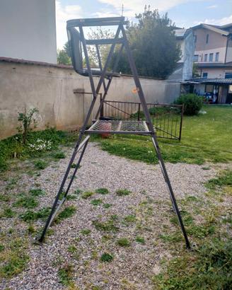 Altana trasportabile con sedile alto