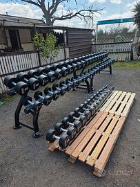 Set manubri palestra