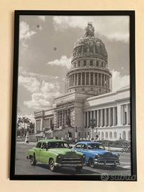 QUADRO STAMPA POSTER CUBA