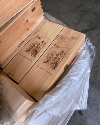 Cassette legno vino