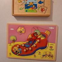 Giochi educativi in legno 