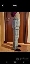 2 jeans" Cargo" ragazzina taglia xs Tezenis 