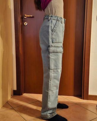 2 jeans" Cargo" ragazzina taglia xs Tezenis 