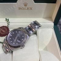 Rolex datejust 41mm diamanti ghiera oro