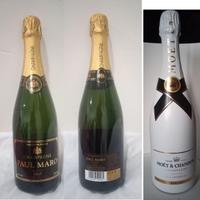 3 Champagne, Moet Ice e Paul Maro Black Edition