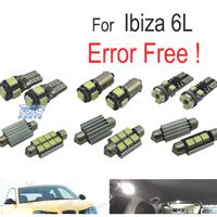 KIT 10 LAMPADE LED INTERNE PER SEAT IBIZA MK4 MK I
