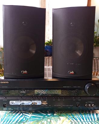 Onkyo amplificatore + 2 casse PSB