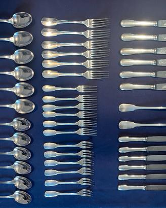 Set 51 posate Christofle Cluny placate argento