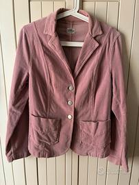 Blazer velluto rosa