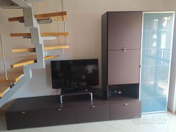 mobile da sala soggiorno wengé