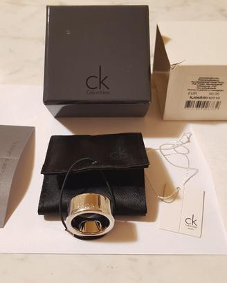 Anello Calvin Klein acciaio misura 18 anni 2000