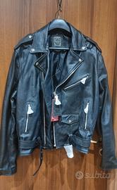 Giacca pelle modello Chiodo