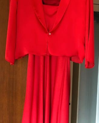 Vestito rosso da cerimonia