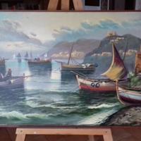 quadro olio su tela