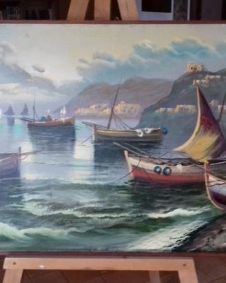 quadro olio su tela