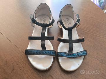 Sandali Liu Jo Junior Vera Pelle – Neri Paillettes