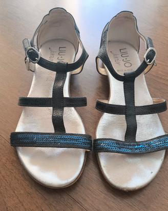 Sandali Liu Jo Junior Vera Pelle – Neri Paillettes