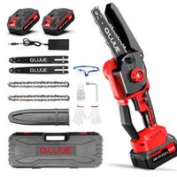Mini Motosega a Batteria,Mini Motosega QLUUE da 6