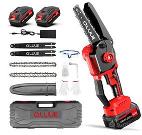 Mini Motosega a Batteria,Mini Motosega QLUUE da 6