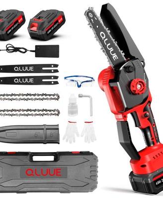 Mini Motosega a Batteria,Mini Motosega QLUUE da 6