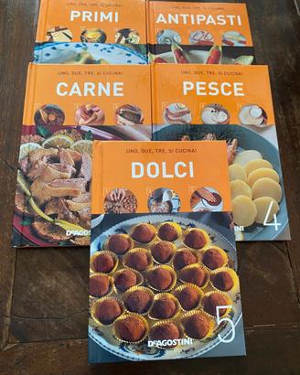 LIBRI CUCINA - ANTIPASTI - PRIMI - SECONDI - DOLCI