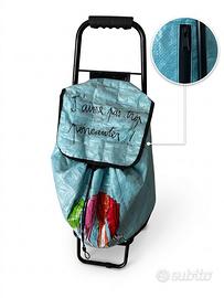 Carrello della spesa leggero e con ruote solide