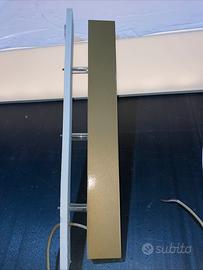 Lettera i ex insegna in met  color oro bronzato