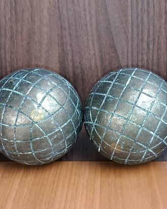 BOCCE VINTAGE IN BRONZO 