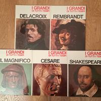 5 Libri monografici I GRANDI DI TUTTI I TEMPI