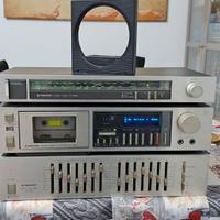 Trio Pioneer TX-540L, CT-720 e SG-300
