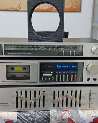 Trio Pioneer TX-540L, CT-720 e SG-300