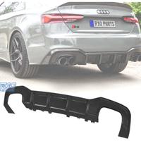 DIFFUSORE AUDI A5 S LINE 21- LOOK S5 NERO LUCIDO