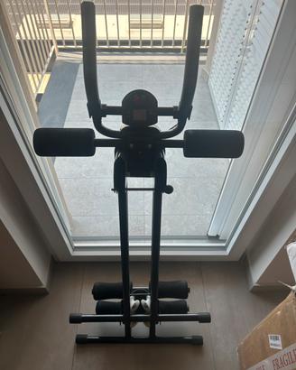 Allenatore addominali pieghevole con display a LED