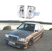 FRECCIE ANTERIORI CROMATE PER MERCEDES 190 W201 82