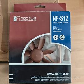 Ventola PC Noctua NF-S12 (120mm) Silenziosa, NUOVA