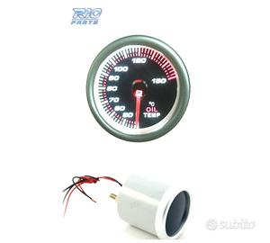 TERMOMETRO TEMPERATURA OLIO SFONDO NERO ILLUMINATO