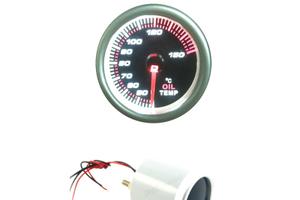 TERMOMETRO TEMPERATURA OLIO SFONDO NERO ILLUMINATO