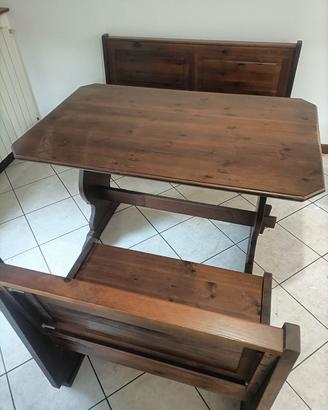 tavolo con panca