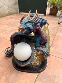 Lampada notte dragone