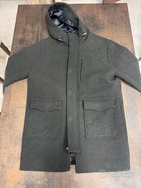 Cappotto Selected Homme Lana Verde Parka tg XL