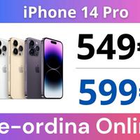 iPhone 14 Pro/Pro Max Ritiro usato Garanzia 1 Anno