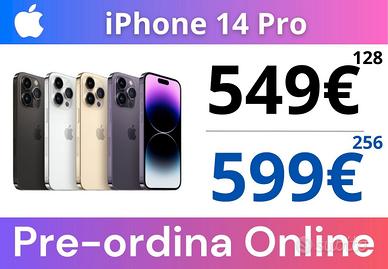 iPhone 14 Pro/Pro Max Ritiro usato Garanzia 1 Anno