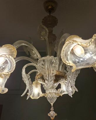Lampadario Murano Originale – Cristallo e 