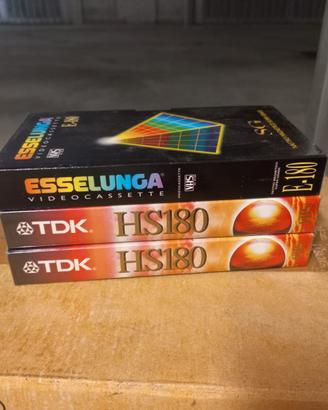 Videocassette vergini