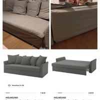 Divano letto contenitore 3 Posti Ikea