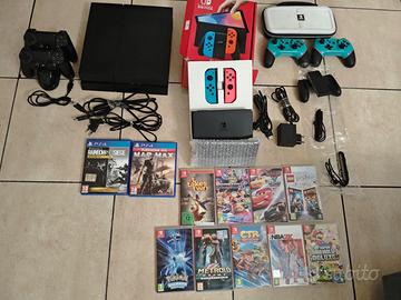 PlayStation 4 + Nintendo Switch Oled