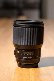 Sigma 85mm f/1.4 DG HSM Art - Attacco Canon EF