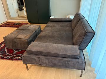 Divano Pelle Nabuk Vintage