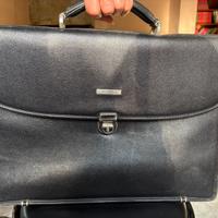 Valigetta 24 ore vintage Gianni Versace vera pelle