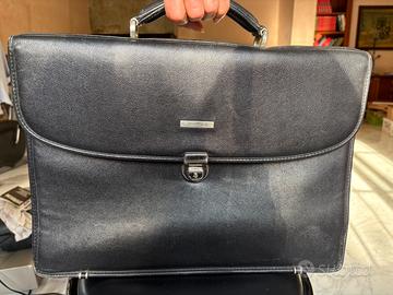 Valigetta 24 ore vintage Gianni Versace vera pelle